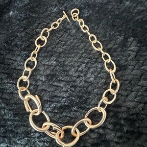 Gold Chain Link Necklace